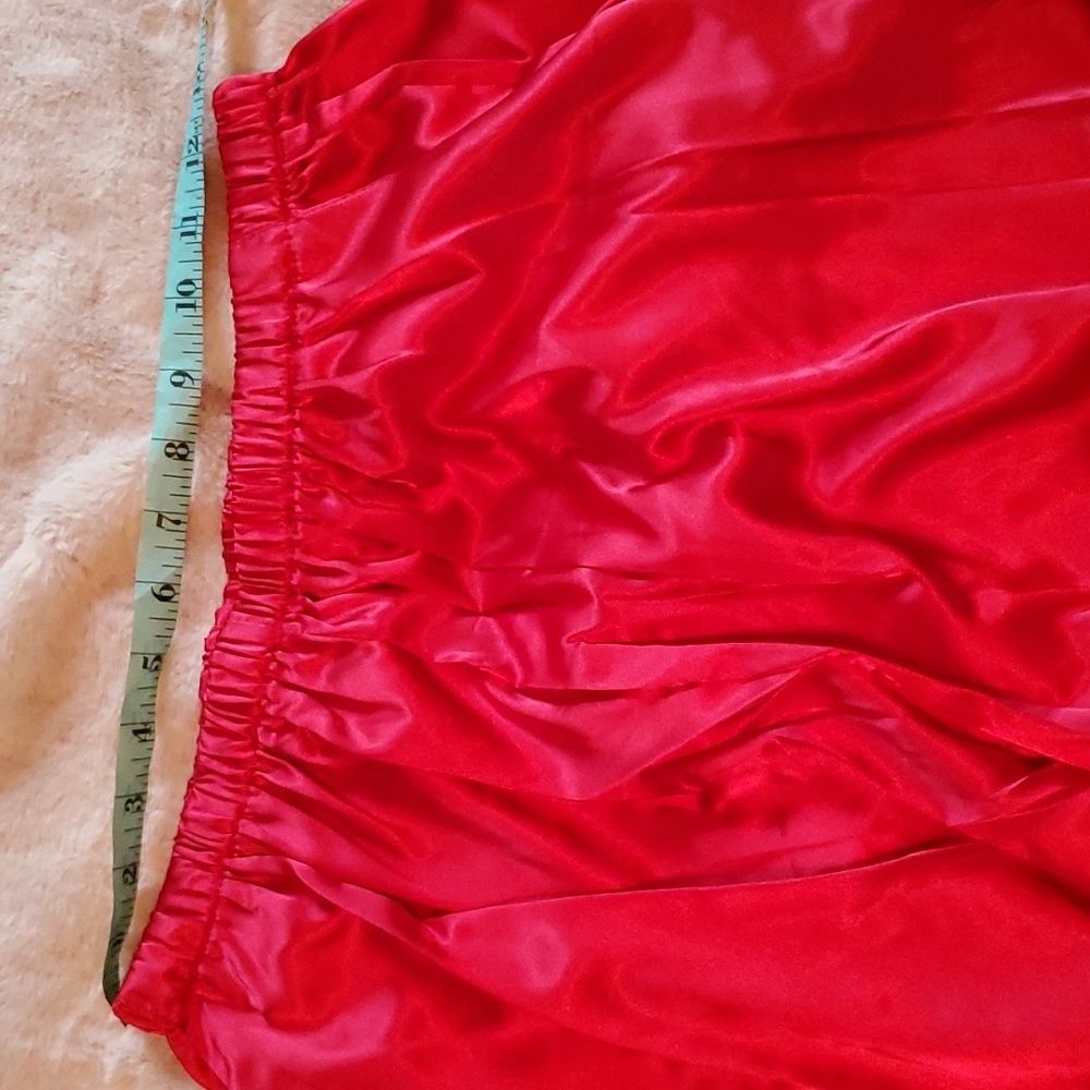 Women’s Red Piped Pajama Top - Comfortable Sleepwear - Picture 4 of 8